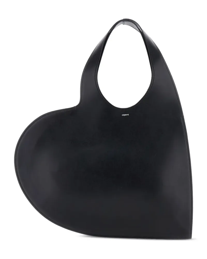 COPERNI Schultertasche mit Herz - Schwarz Schwarz