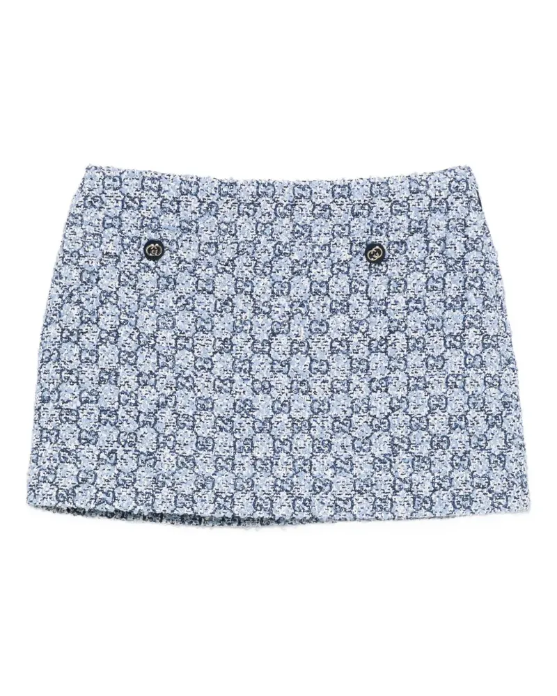 Gucci Gemusterter Minirock - Blau Blau