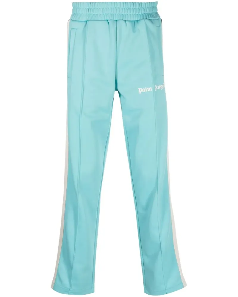 Palm Angels Jogginghose mit Logo-Print - Blau Blau