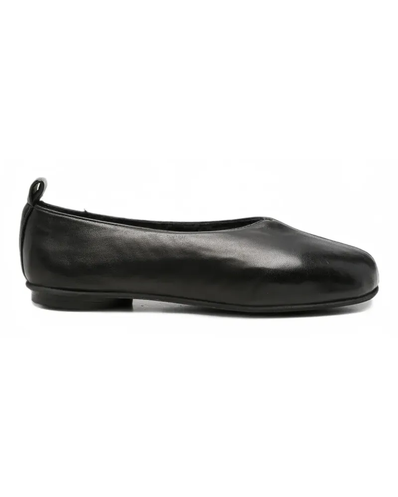 Liska slip-on leather ballet flats - Schwarz Schwarz