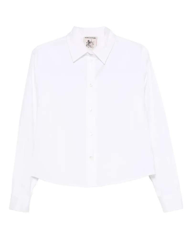 Semicouture Geknöpftes Oberteil - Weiß Weiß