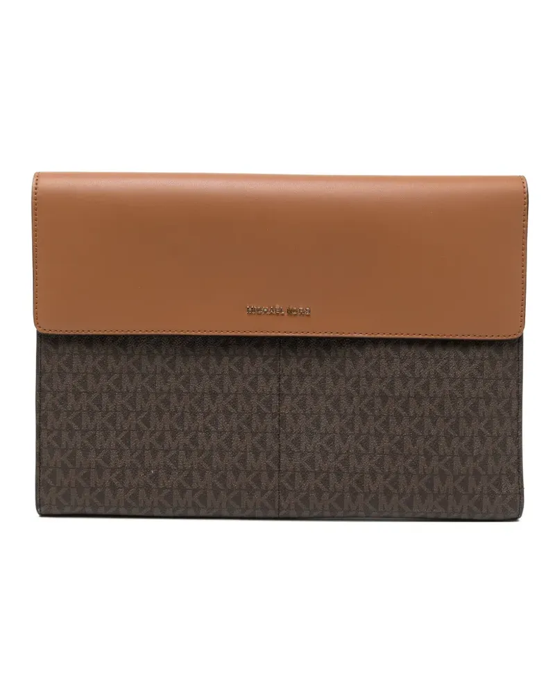 Michael Kors Laptophülle mit Logo - Braun Braun