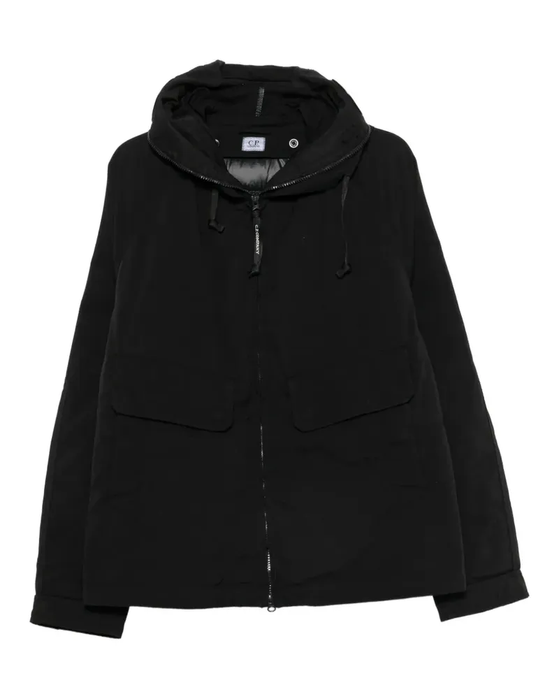 C.P. Company Kapuzenjacke mit Goggle-Detail - Schwarz Schwarz