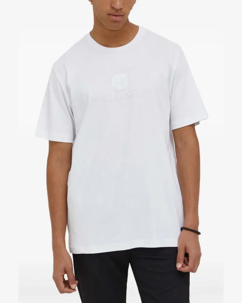 Iceberg logo T-shirt - Weiß Weiß