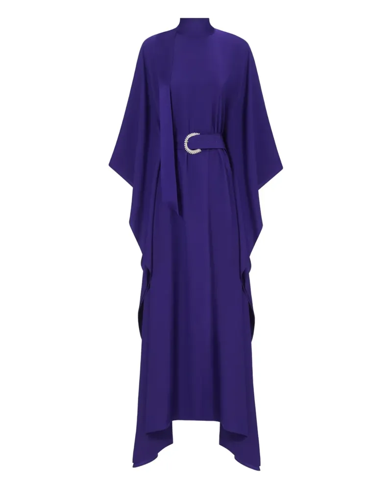 Taller Marmo La Luna Midikaftan mit Kristallgürtel - Violett Violett