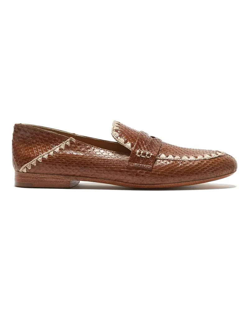 Maliparmi leather loafers - Braun Braun