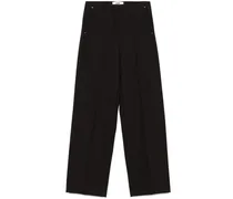 Hose aus Grain-de-Poudre - Violett