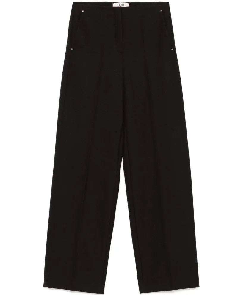 Fendi Hose aus Grain-de-Poudre - Violett Violett