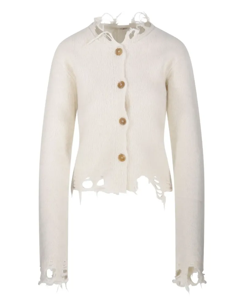 Haikure Cardigan im Distressed-Look - Nude Nude