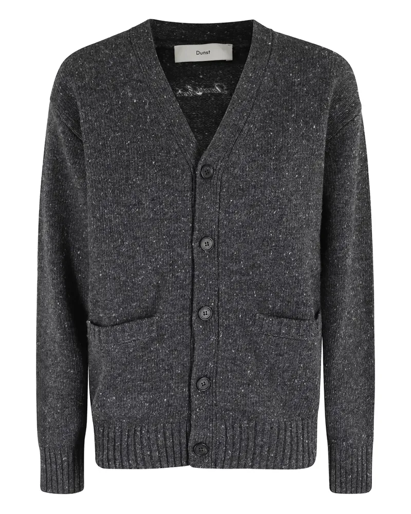 Dunst Wollcardigan mit meliertem Effekt - Grau Grau