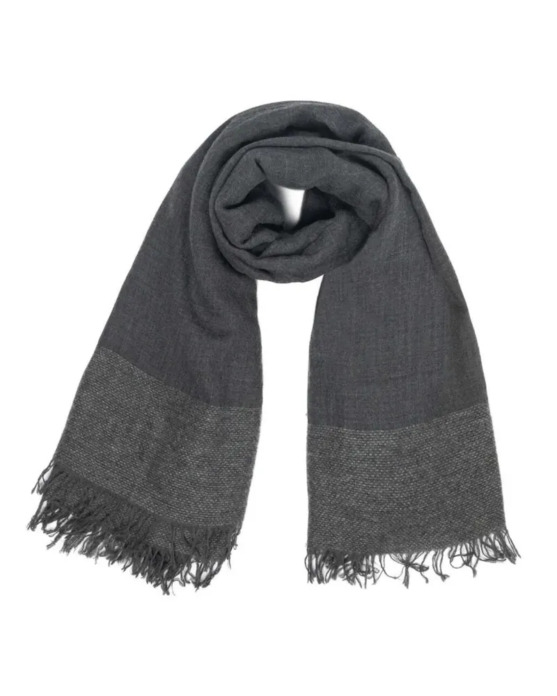 Faliero Sarti fringed scarf - Grau Grau