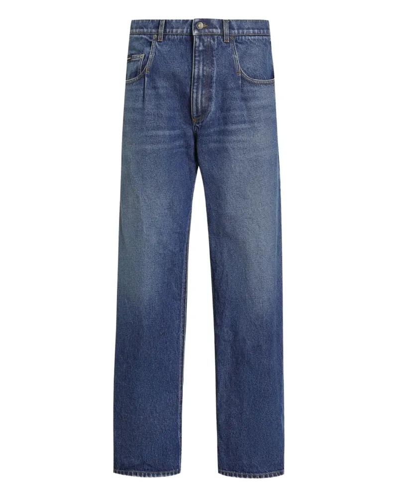 Dolce & Gabbana Jeans mit Logo-Schild - S9001 COMBINED COLOUR S9001