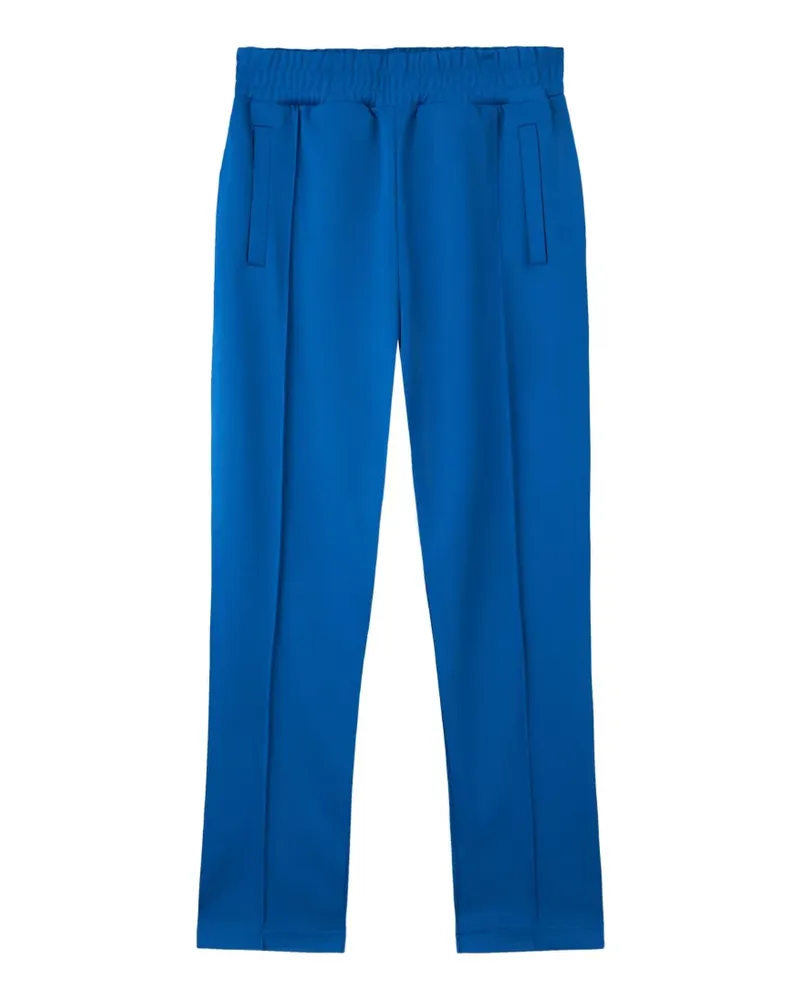 Palm Angels curved logo track trousers - Blau Blau