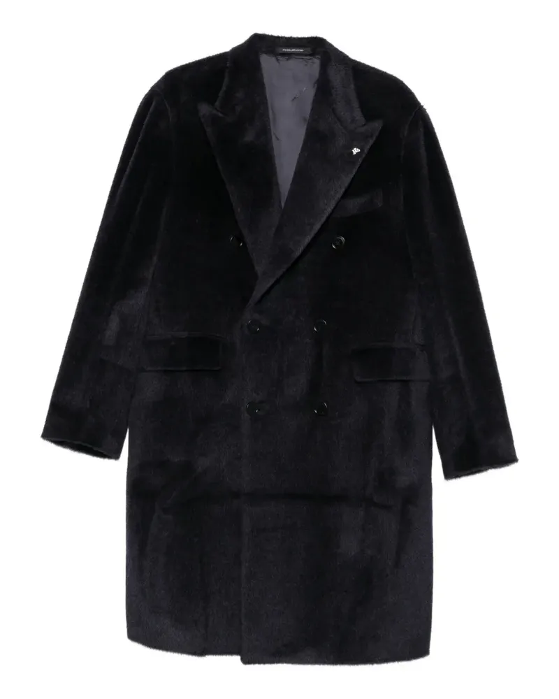 Tagliatore Doppelreihiger Mantel - Blau Blau