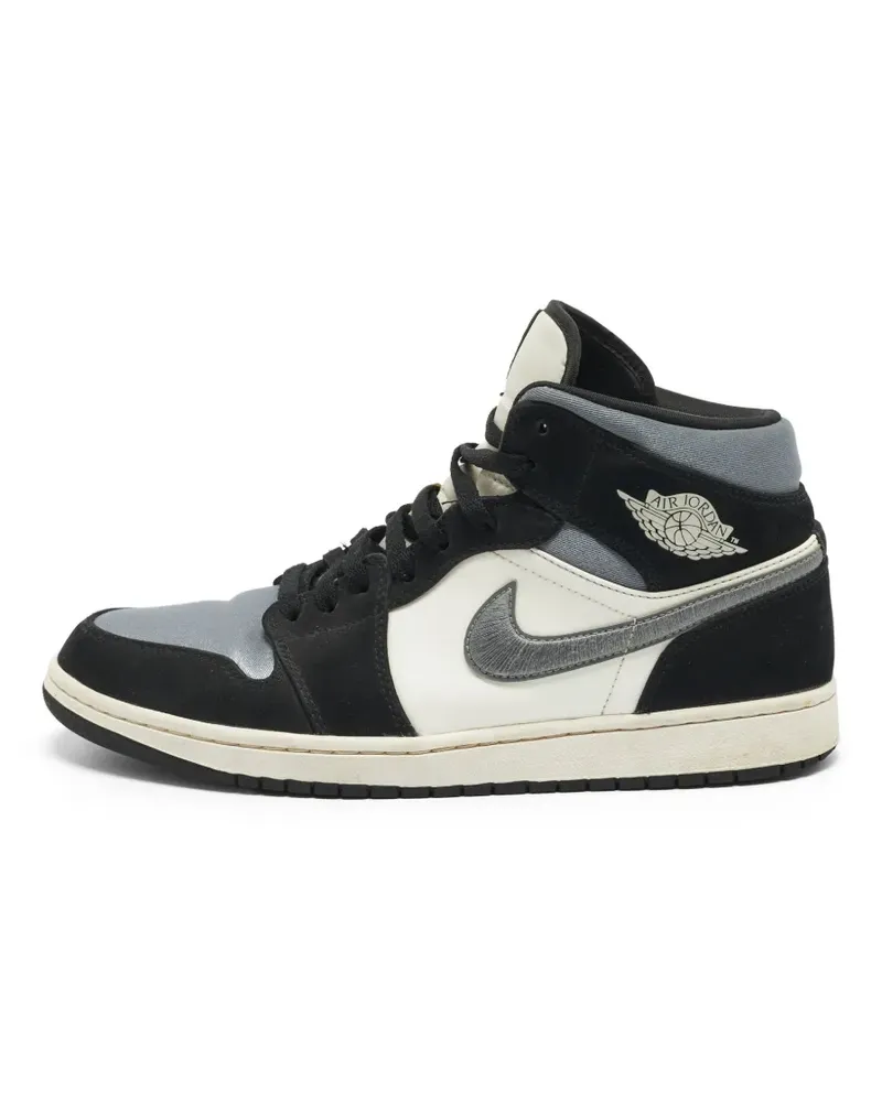 Jordan Air  1 Mid SE Sneakers - Schwarz Schwarz