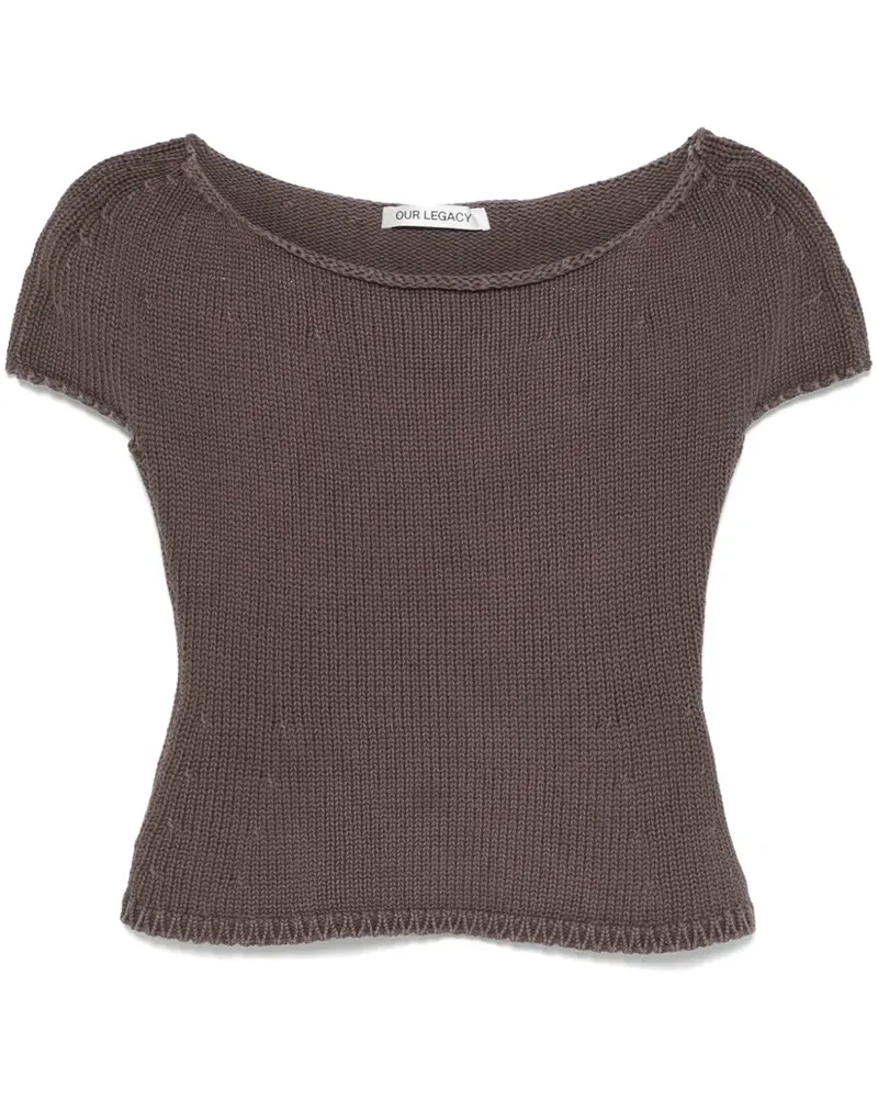 Our Legacy Sculpt T-Shirt - Grau Grau