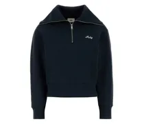 Sweatshirt mit Reißverschluss - Blau