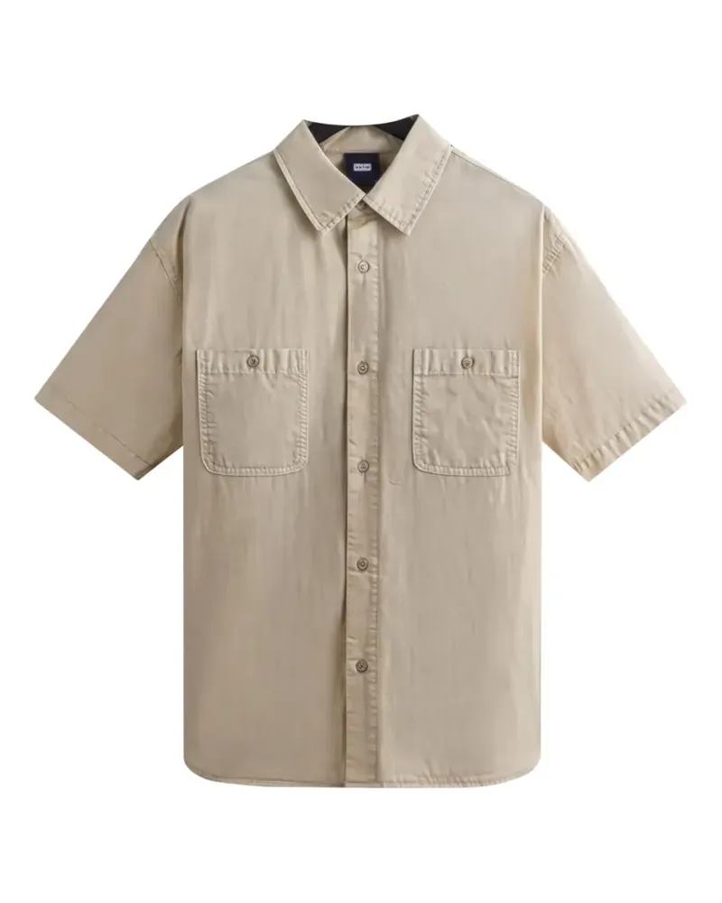 KITH Apollo short-sleeve cotton shirt - Nude Nude