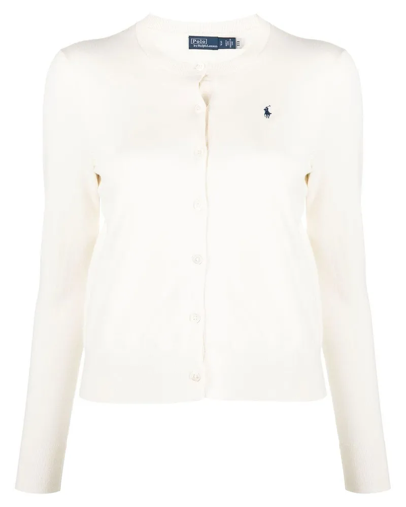 Ralph Lauren Cardigan mit Logo-Stickerei - Nude Nude