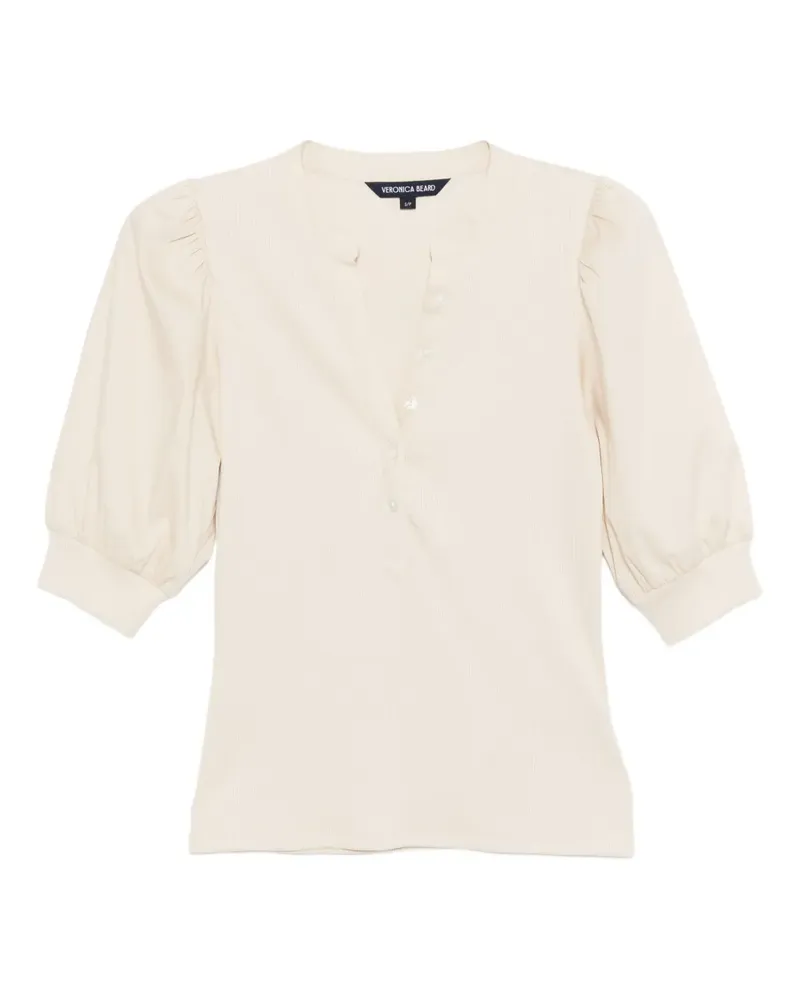 Veronica Beard Coralee Bluse - Nude Nude