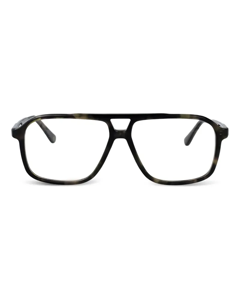 Calvin Klein Brille in Schildpattoptik - Grün Grün