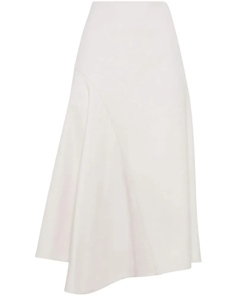 Brunello Cucinelli Asymmetrischer A-Linien-Rock - Nude Nude