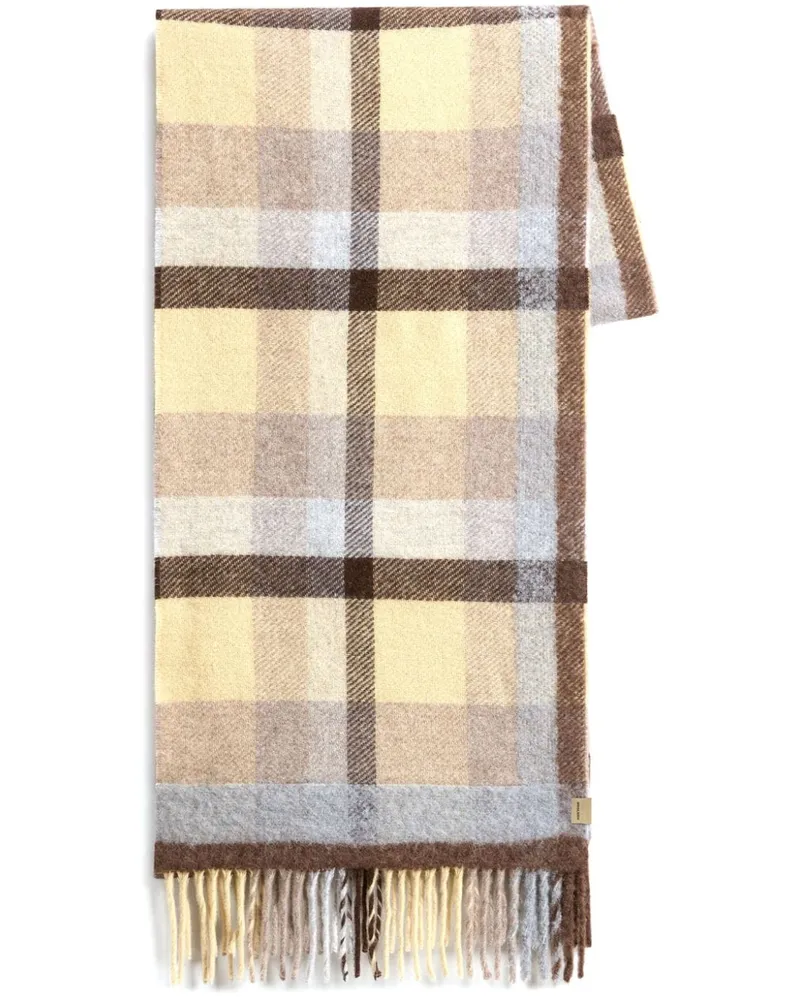 Woolrich Schal mit Karomuster - Nude Nude