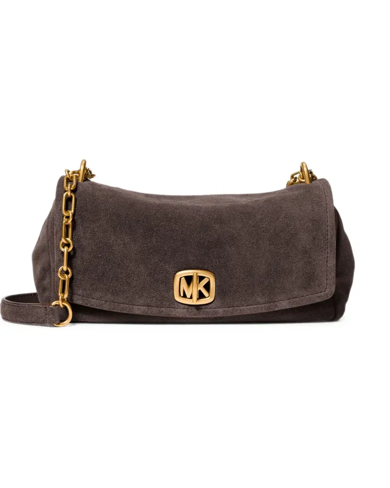 Michael Kors Bryant small suede convertible shoulder bag - Braun Braun