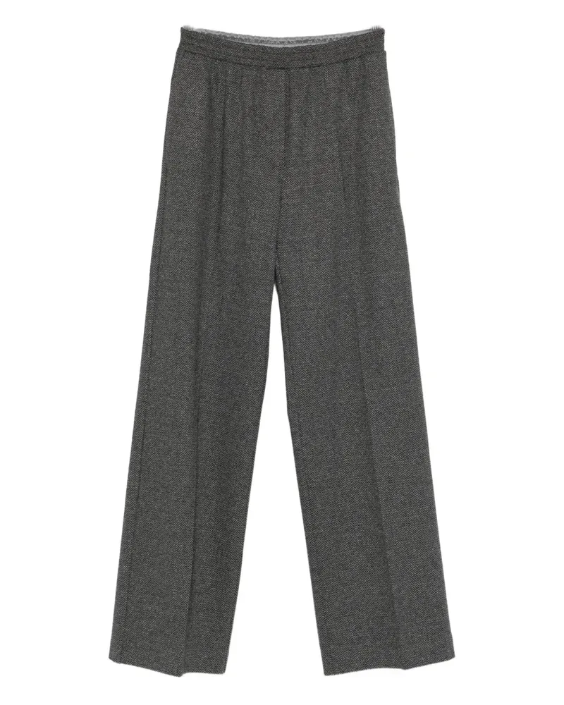 Max Mara Zelma elasticated-waistband trousers - Grau Grau