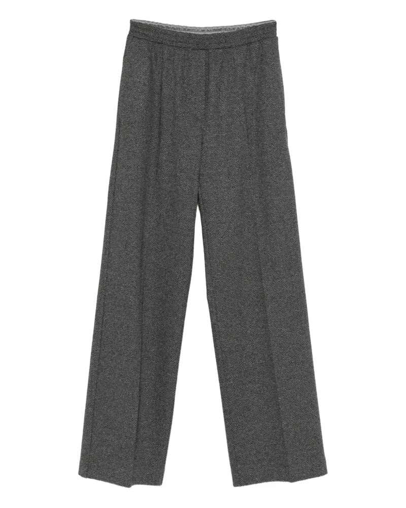 Max Mara Zelma Hose mit elastischem Bund - Grau Grau