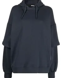 ROTATE Birger Christensen Hoodie aus Bio-Baumwolle Blau