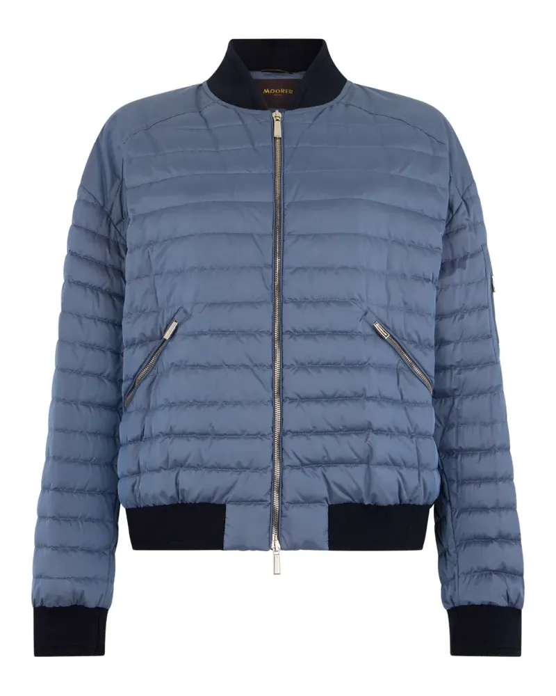 MOORER quilted padded jacket - Blau Blau