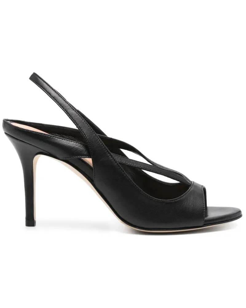 The Seller JC Sandalen 90mm - Schwarz Schwarz