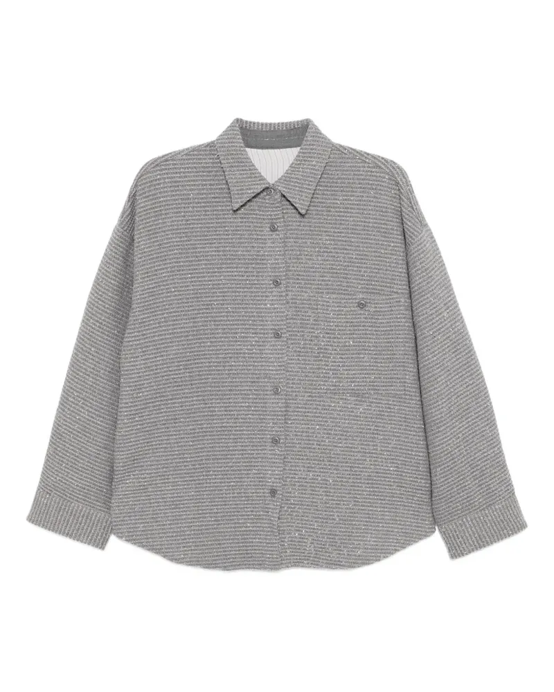 JNBY Tweed-Jacke mit Kragen - Grau Grau