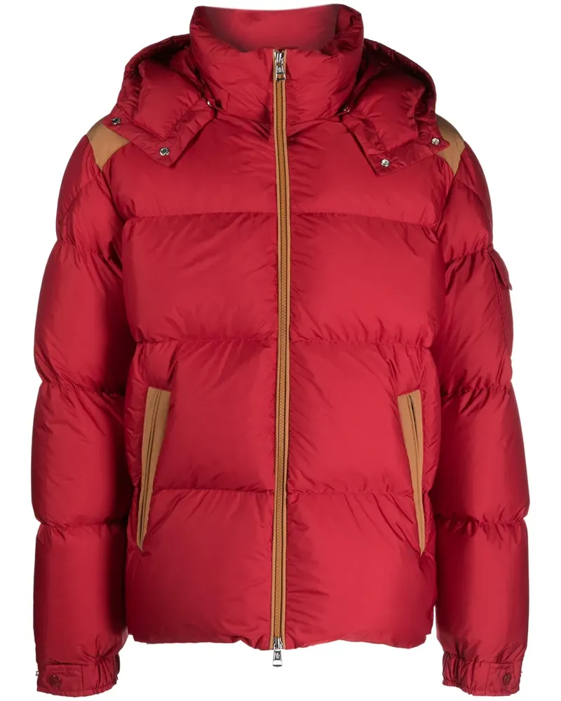 Moncler Gefütterte Kitinen Jacke - Rot Rot