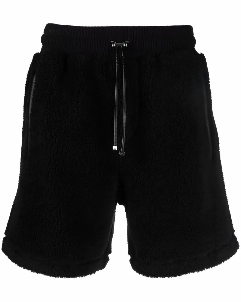 Amiri Joggingshorts mit Fleece-Struktur - Schwarz Schwarz