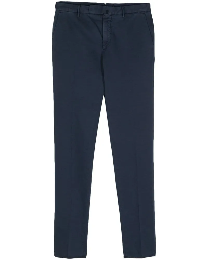 Incotex Twill-Hose mit Tapered-Bein - Blau Blau