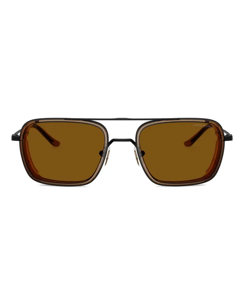 Emporio Armani Getönte Pilotenbrille - Braun Braun
