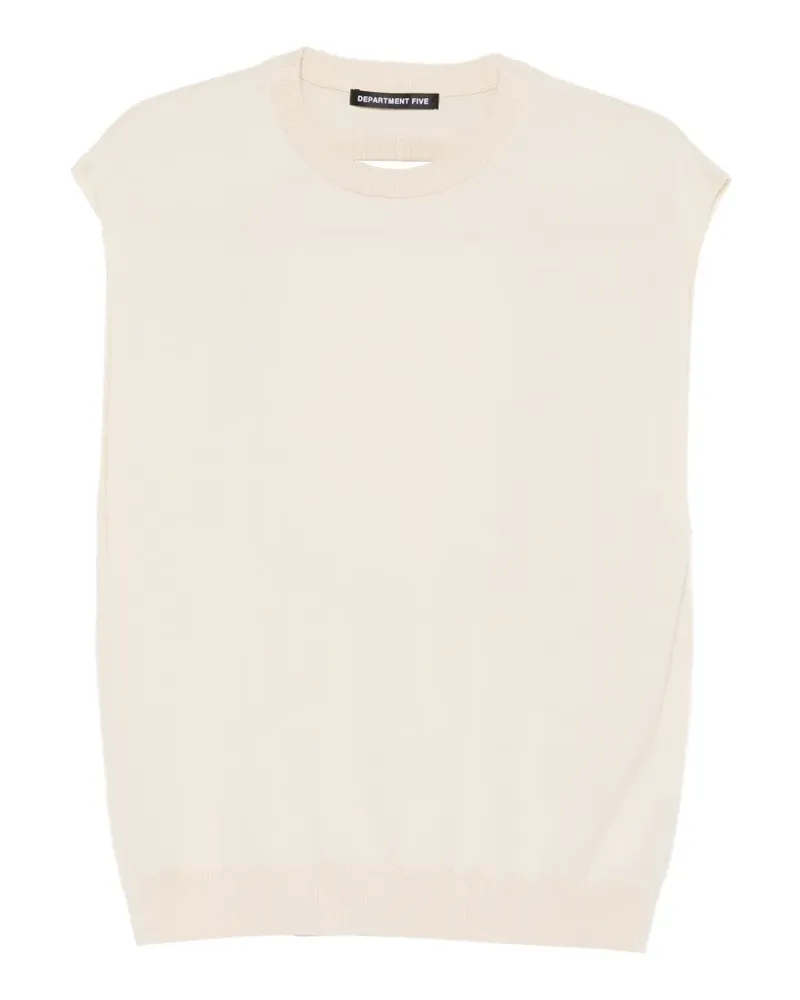 Department 5 cut-out sleeveless top - Nude Nude