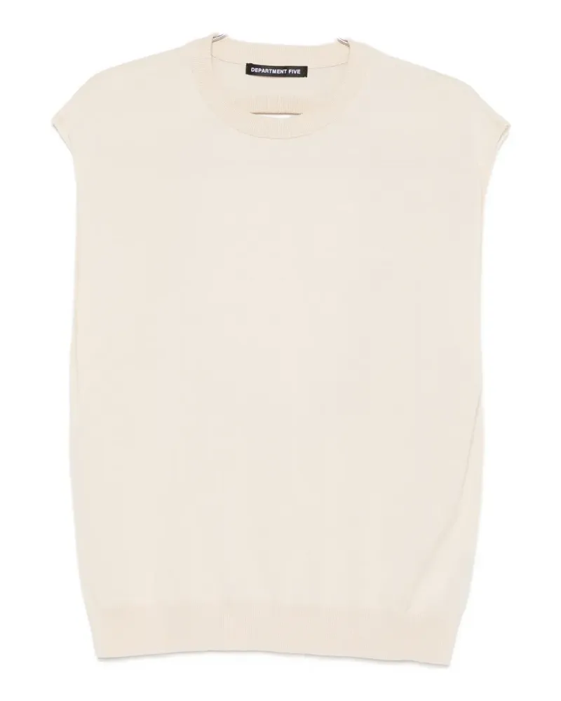 Department 5 cut-out sleeveless top - Nude Nude