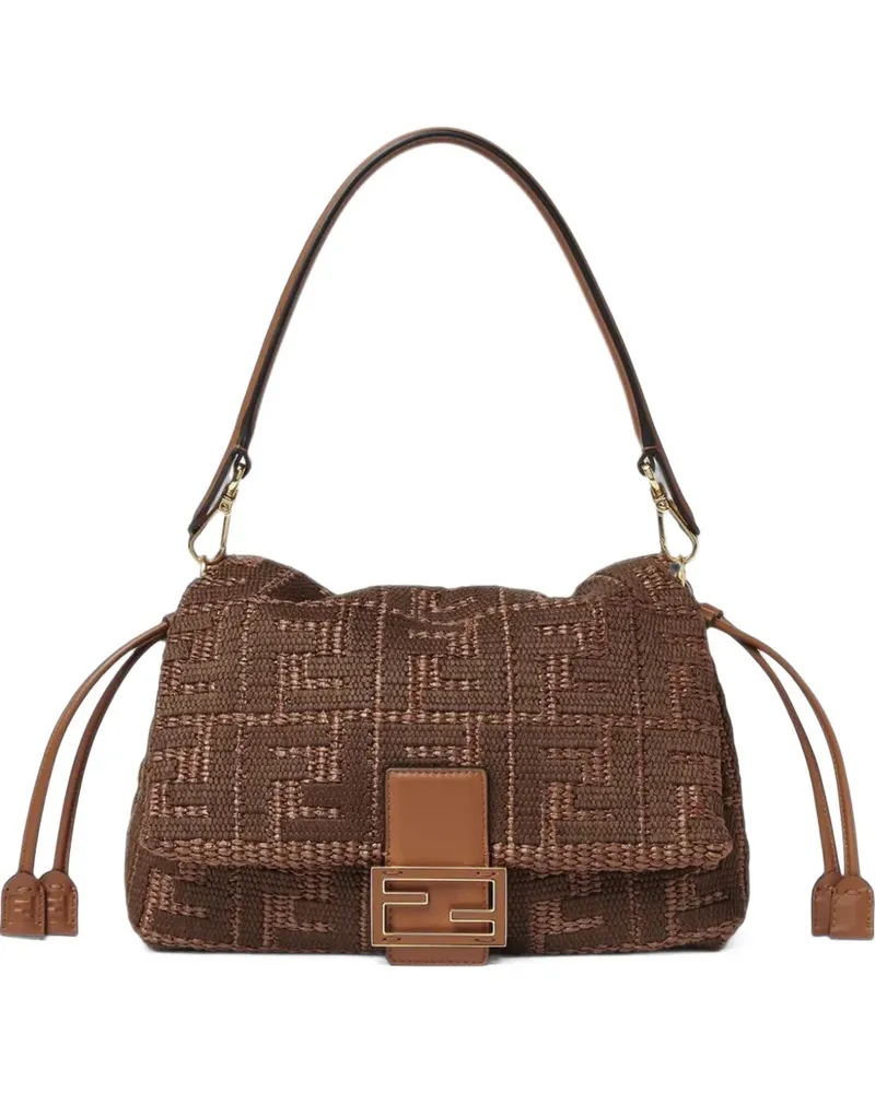 Fendi Baguette soft medium bag - Braun Braun