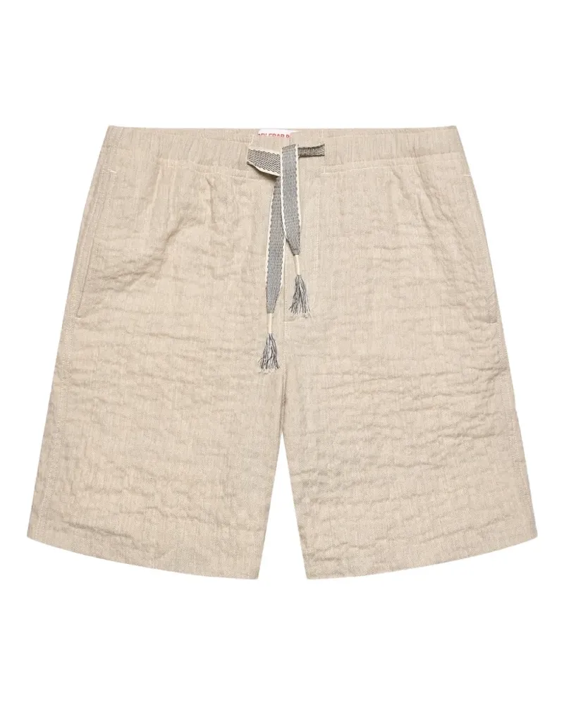 Orlebar Brown textured drawstring shorts - Nude Nude