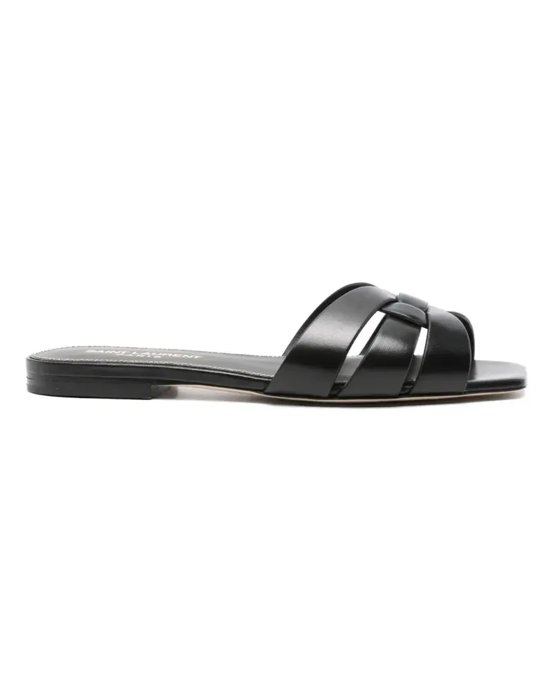 Saint Laurent Tribute leather sandals - Braun Braun