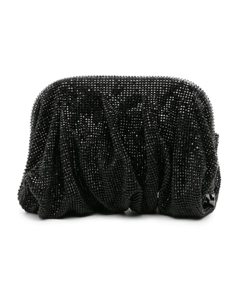 Benedetta Bruzziches Venus Clutch mit Strass - Schwarz Schwarz