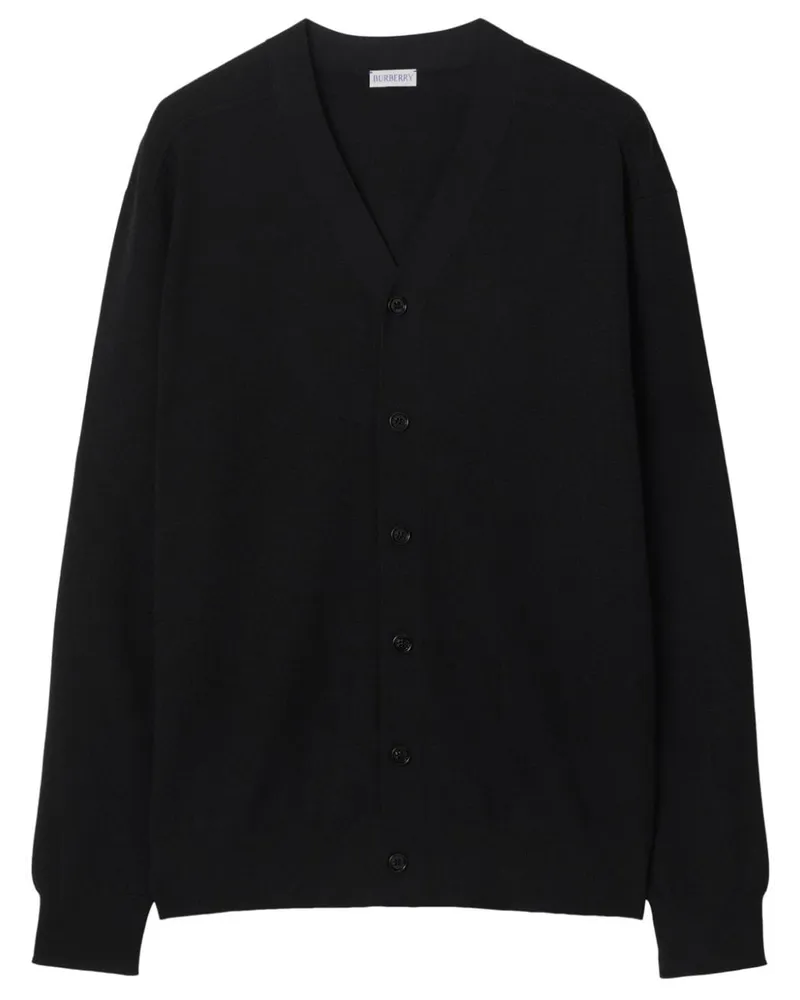 Burberry Cardigan mit Nahtdetail - Schwarz Schwarz