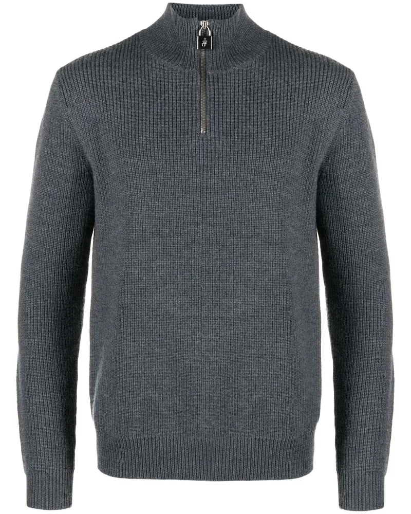 J.W.Anderson Pullover mit Reißverschluss Grau