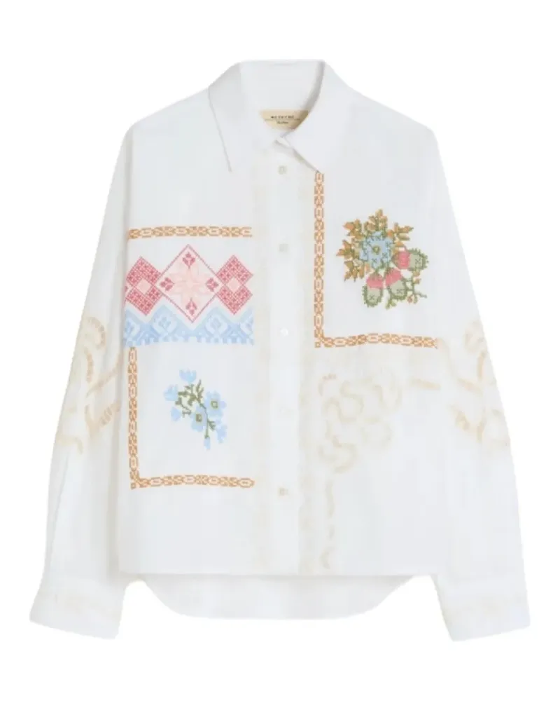 Max Mara embroidered shirt - Weiß Weiß