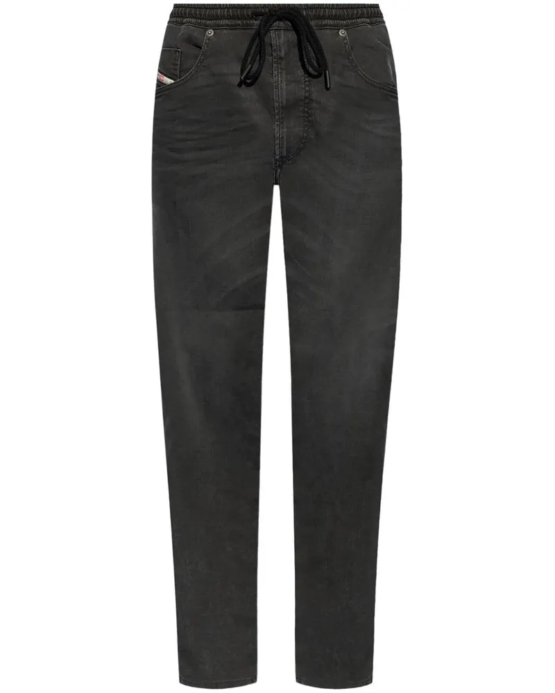 Diesel Halbhohe D-Krooley Jeans - Schwarz Schwarz