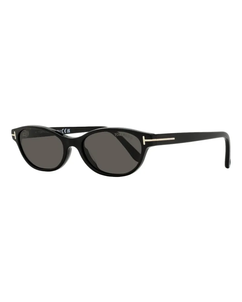 Tom Ford Chloe oval-frame sunglasses - Schwarz Schwarz