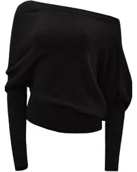 Altuzarra Schulterfreier Paxi Kaschmirpullover Schwarz